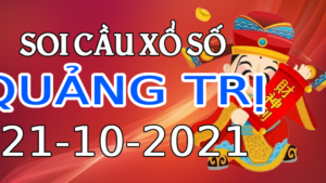 Dự đoán kết quả XSQT hôm nay 21/10/2021, soi cầu Xổ Số Quảng Trị